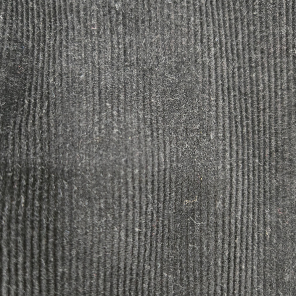 Y2k Black Corduroy Front Button Collared Welt Poc… - image 8